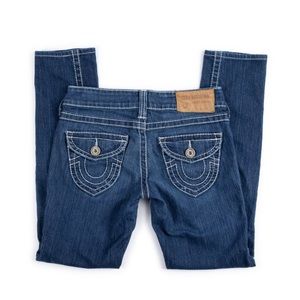 True Religion Julie Natural Big T jeans size 28